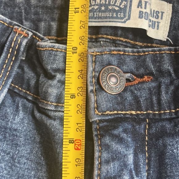 Womens 10x30 Signature Levi’s At Waist Bootcut Dark Wash Jeans - Picture 6 of 11